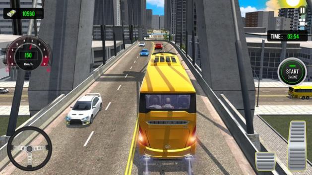 客车司机模拟器3D游戏最新版（Coach Bus Driver Simulator 3D）图3: