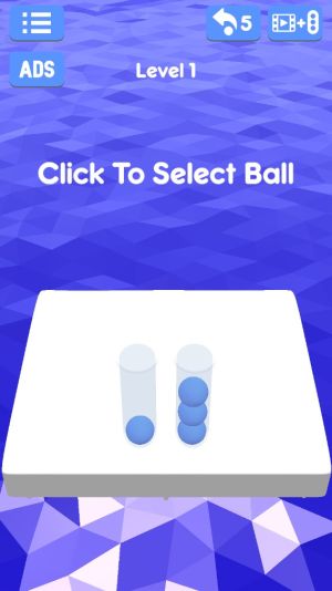球排序3D颜色排序游戏中文版（Ball Sort 3D Color Sorting Game）图片1