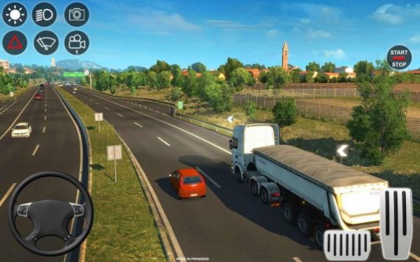 越野欧洲卡车模拟器游戏下载手机版截图3: