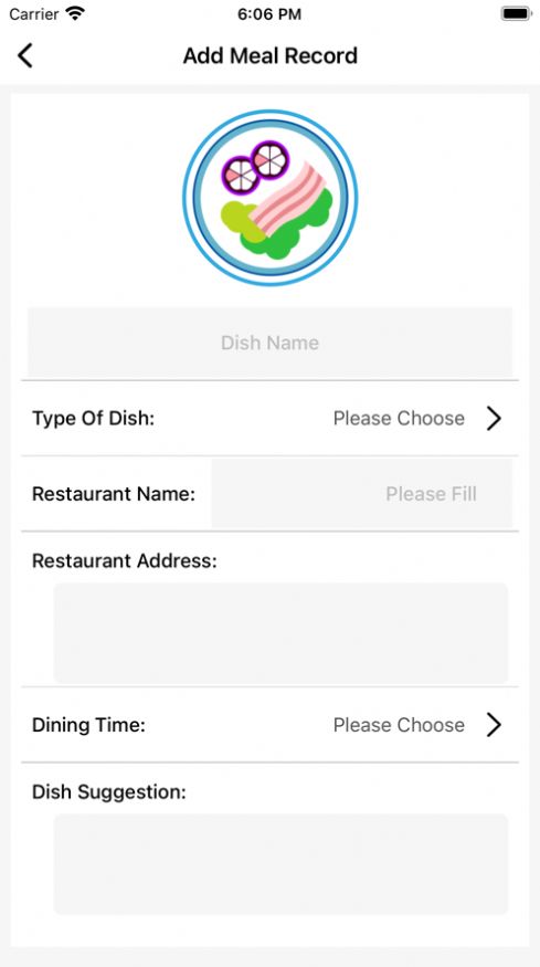 Meal Record饮食记录app官方图1: