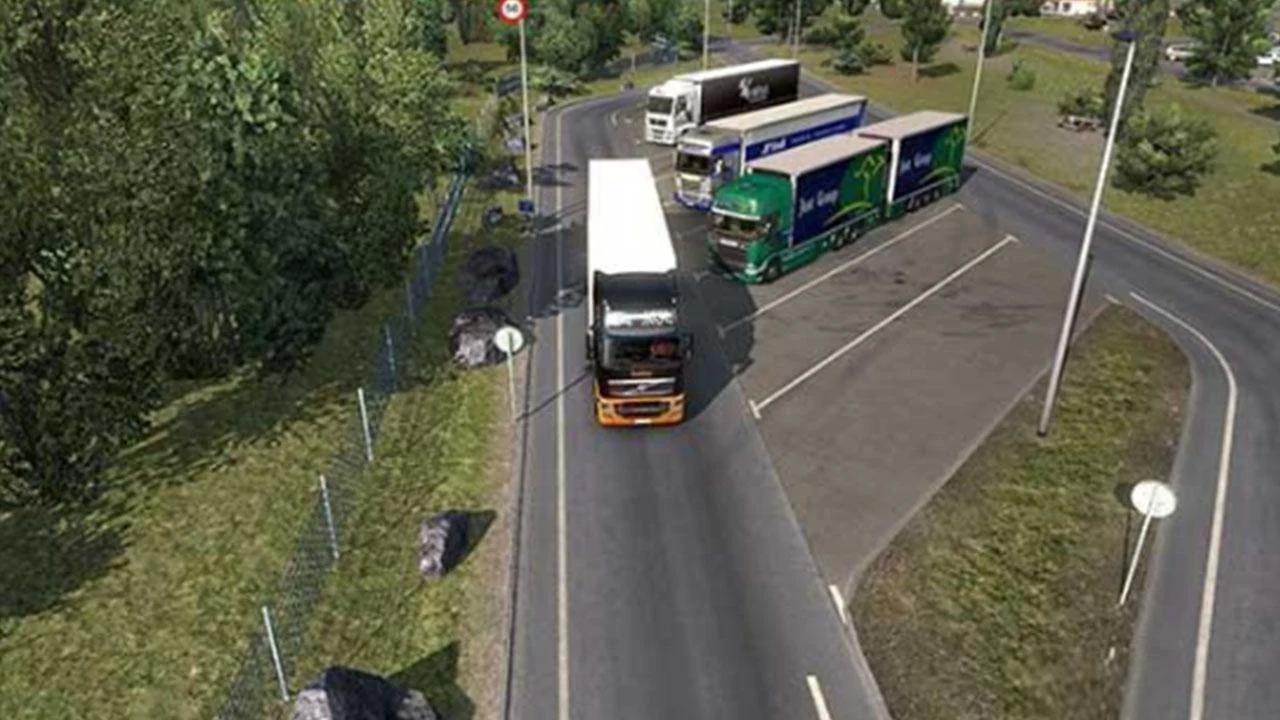 城际运输车游戏中文版（euro intercity transport truck similator）图1: