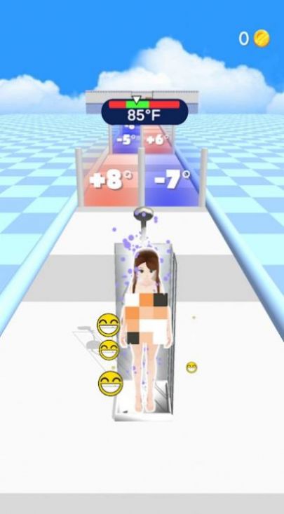 淋浴奔跑游戏中文手机版（Shower Run）图片1