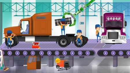 卡车制造商工厂游戏下载安装手机版（Truck Maker Factory）图片1