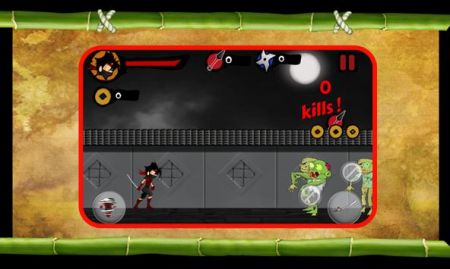 僵尸忍者战斗游戏手机版下载（ZombieNinjaCombat）图2: