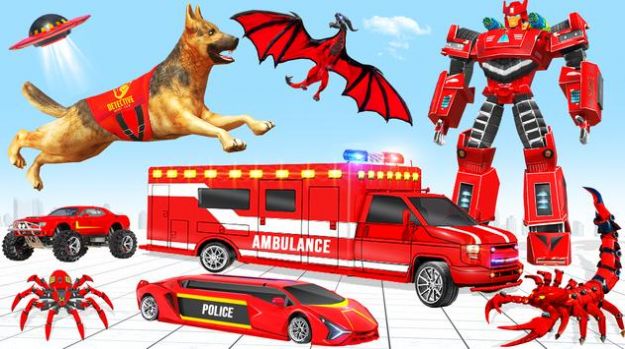 救护车狗机器人汽车游戏安卓手机版图2: