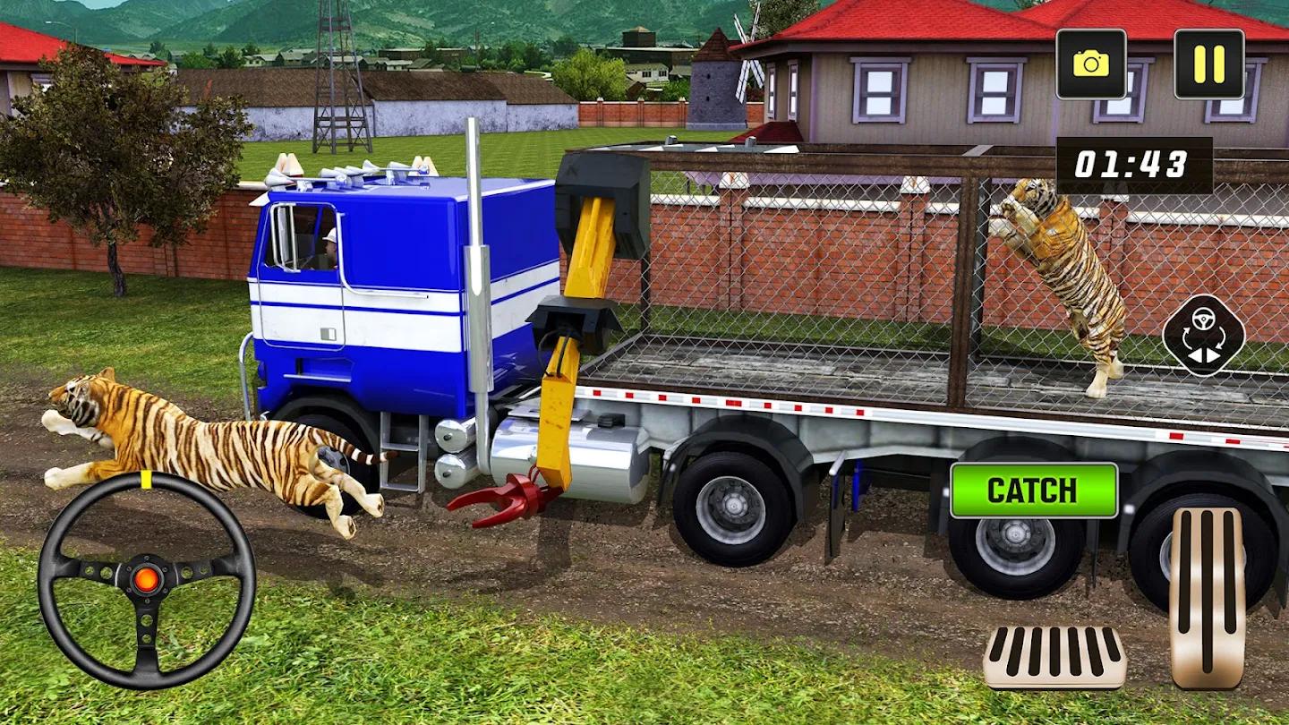 野生动物狩猎运输游戏中文版（Animal Chase）图2: