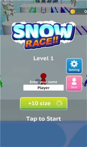 雪地赛跑游戏图2