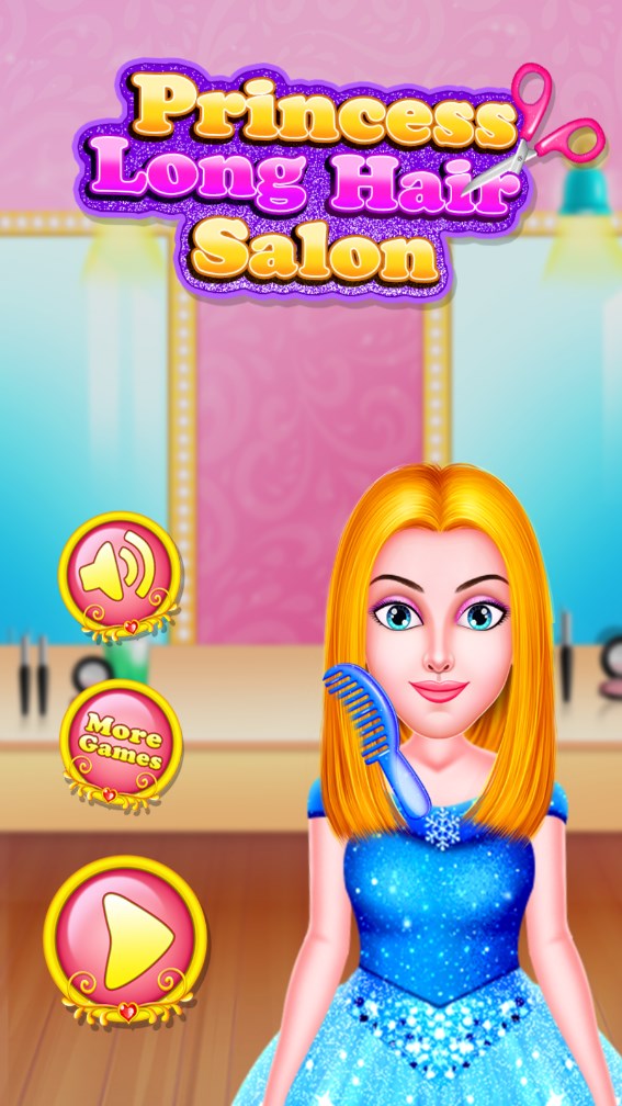 公主长发沙龙游戏安卓版（Princess Long Hair Salon）图4: