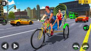 自行车人力车驾驶游戏图1