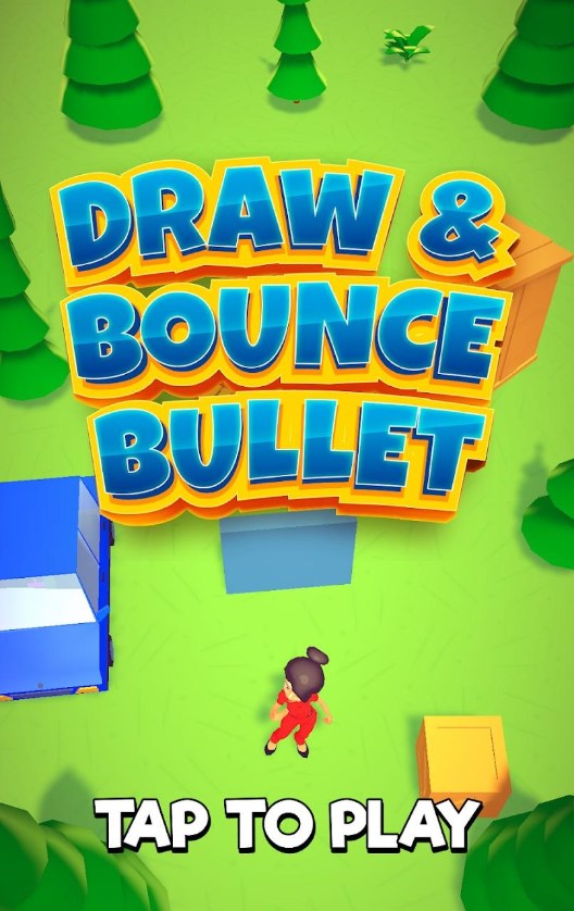 子弹反弹墙游戏官方版（Draw and Bounce Bullet）图片1