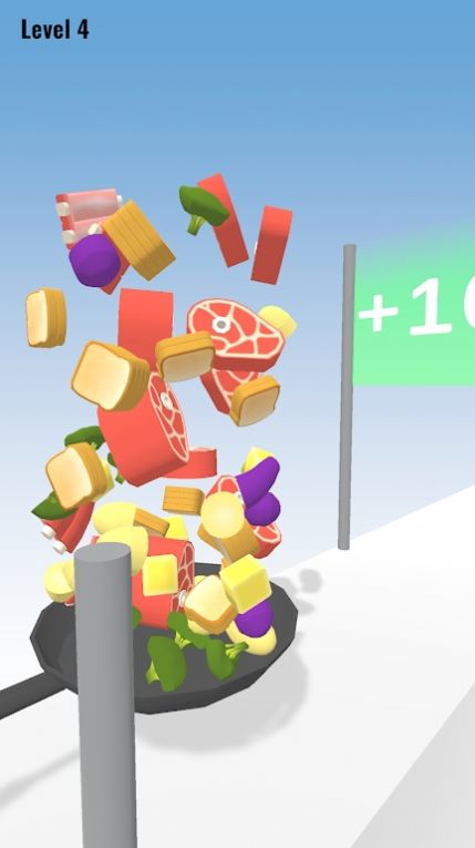 美食颠勺跑游戏安卓版（Food Flip 3D）图3: