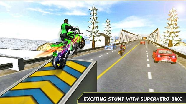 超级3D公路自行车特技游戏中文版（Super 3D Highway Bike Stunt）图1: