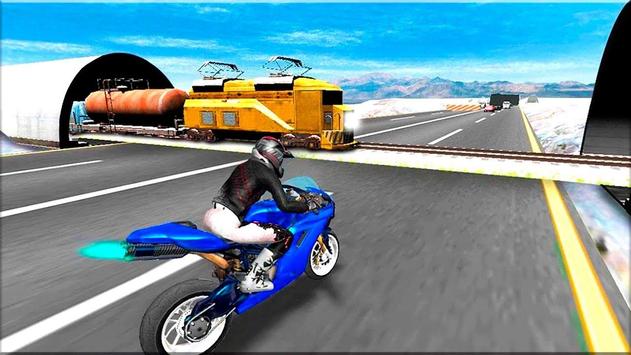 超级3D公路自行车特技游戏中文版（Super 3D Highway Bike Stunt）截图4: