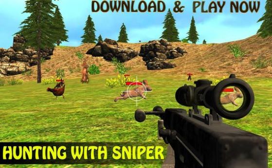 狙击手猎兔狩猎游戏安卓版下载（Rabbit Hunting）截图2: