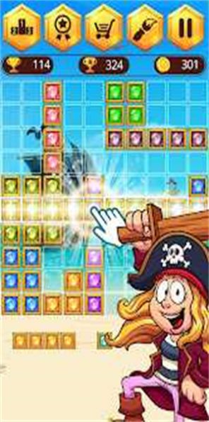 10x10海盗游戏中文手机版（10x10 Pirates）图1: