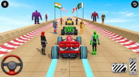 超级英雄方程式赛车特技游戏官方版1