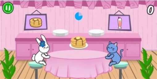 猫奶昔兔薄饼中文版下载安装(Bunny Pancake)截图1: