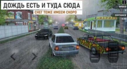 俄罗斯乡村赛车手游戏中文版（Russian Village Traffic Racer）图3: