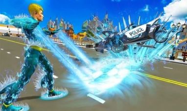 水族超级英雄游戏安卓版（Aqua Snow Frost Superhero）图2:
