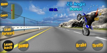 车轮疯狂3D游戏中文手机版（Wheelie Madness 3D）图2: