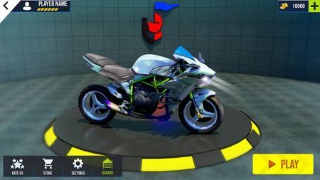 摩托交通赛车3D游戏官方安卓版（Moto Traffic Racing 3D Game）图2: