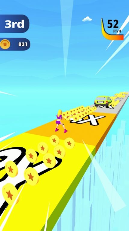 轮滑比赛游戏手机版（Roller Skate Race）图1: