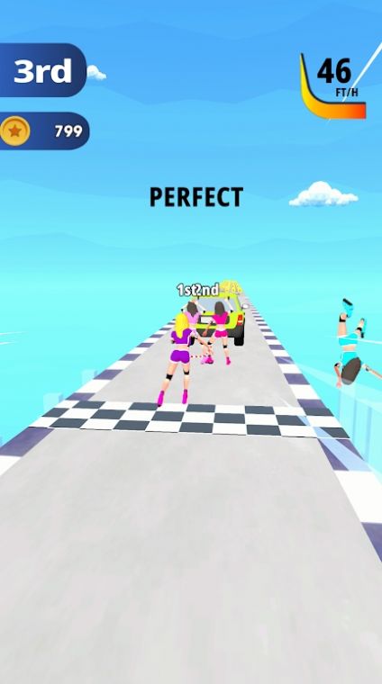 轮滑比赛游戏手机版（Roller Skate Race）图2: