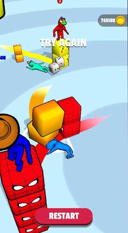 滑块收集赛游戏安卓版（Cube Slider.io）图片1