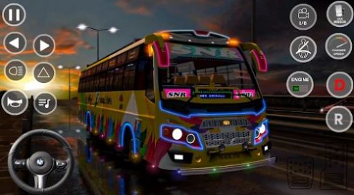 公共旅游巴士都市游戏安卓手机版图1:
