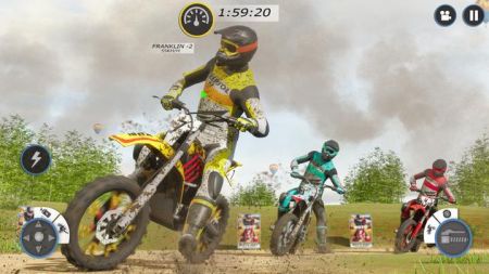 泥地竞速游戏中文手机版（Dirt Racing）图2: