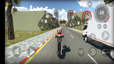 摩托车公路驾驶游戏中文手机版截图3: