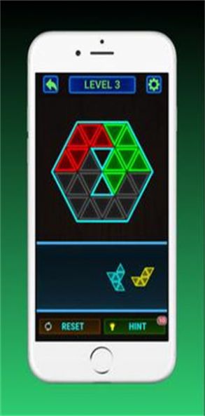 发光方块三角形拼图游戏官方手机版图1: