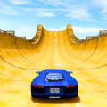 疯狂汽车特技超级坡道游戏官方中文版（Crazy Car Stunts Mega Ramp）