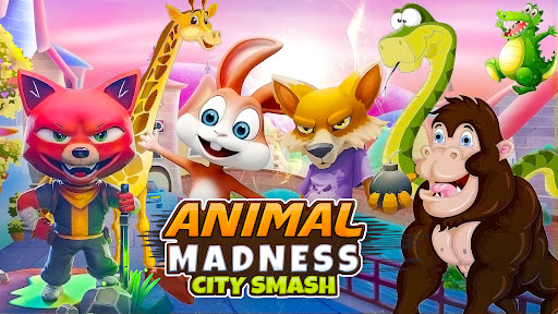 动物疯狂城市粉碎游戏官方版图片1