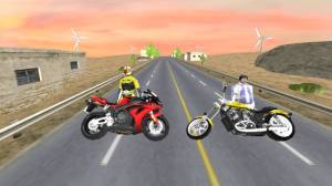 自行车攻击摩托车赛车游戏图1