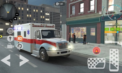救护车城市驾驶模拟器游戏中文手机版图1: