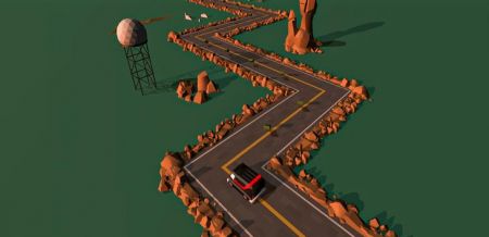 迷你汽车曲折前进游戏官方安卓版（Mini car zigzag Car drifting）图1: