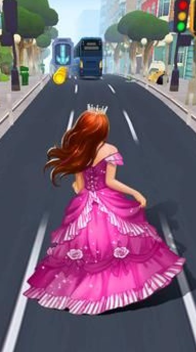 地铁公主快跑者游戏官方安卓版（Subway Princess Rush Runner）图1: