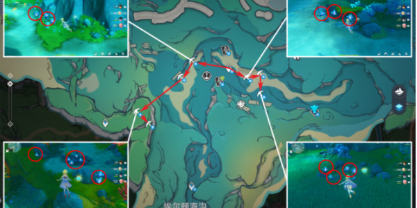 原神萃凝晶收集路线图一览 枫丹地图萃凝晶位置大全[多图]图片6