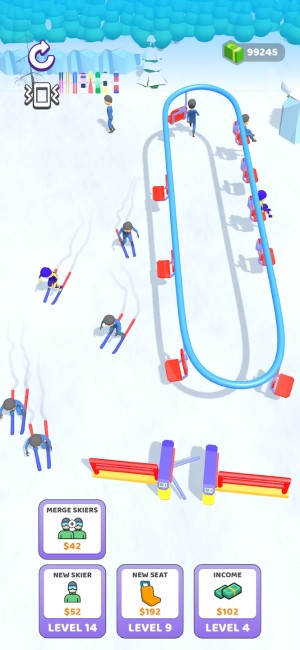 滑雪缆车点击器游戏官方版图片1