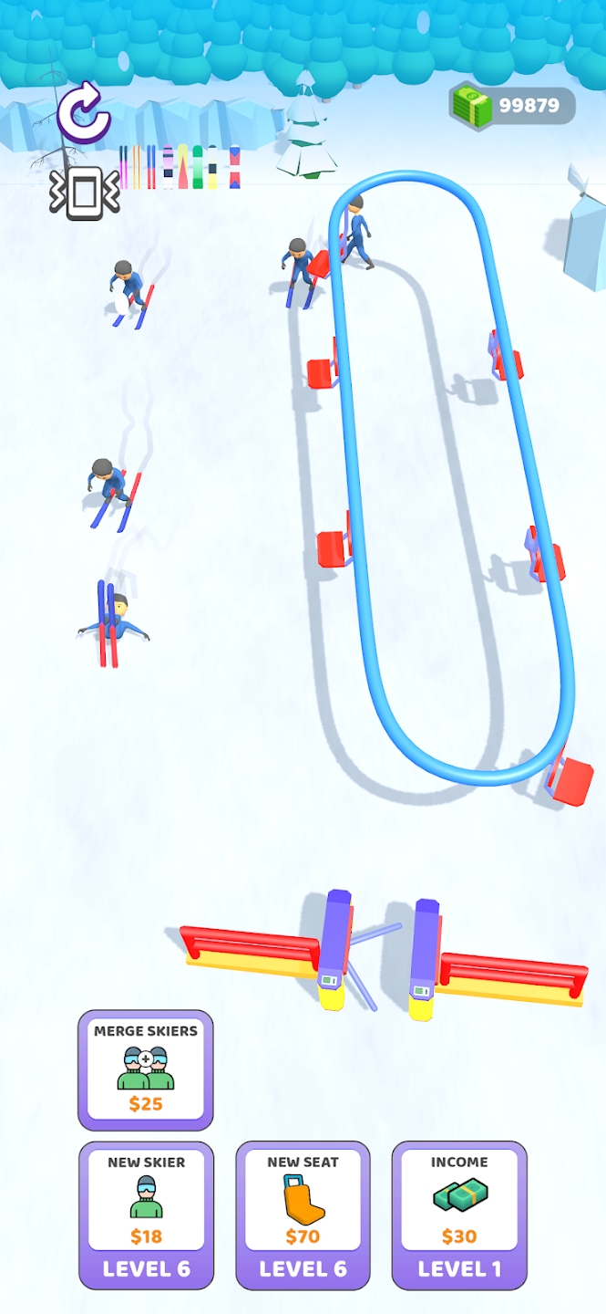 滑雪缆车点击器游戏官方版图1:
