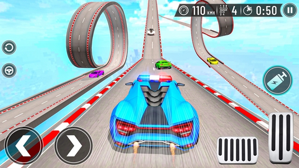 汽车游戏特技赛车游戏官方版图1: