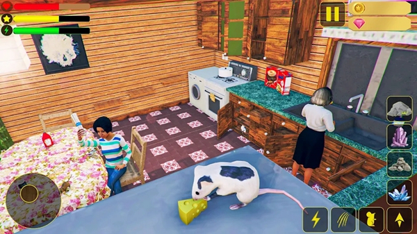 野生老鼠家庭模拟3D游戏官方版图1: