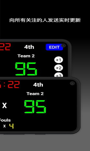 篮球虚拟计分板下载免费APP图1: