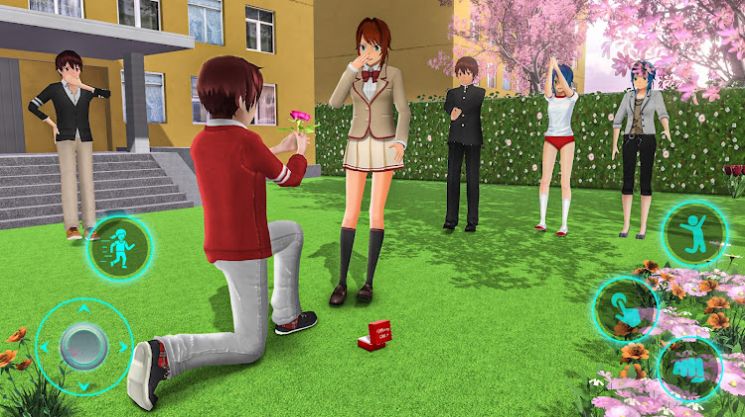 动漫高中约会模拟器游戏下载官方版图1: