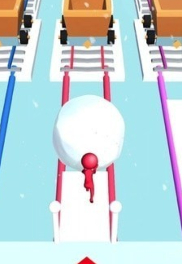 雪球竞赛游戏官方安卓版（Snow Race）截图3: