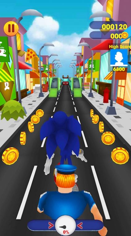 蓝刺猬竞速赛游戏官方版图片1