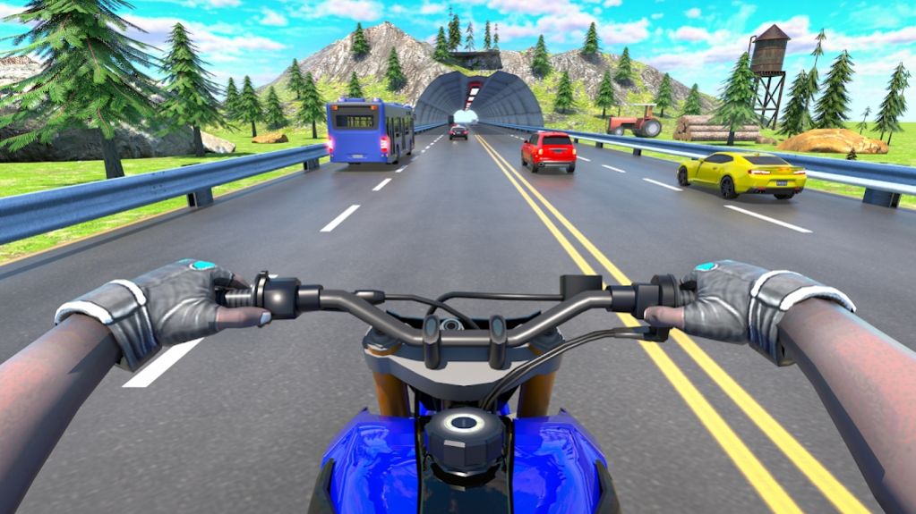 交通骑手摩托车赛车游戏官方手机版图片1
