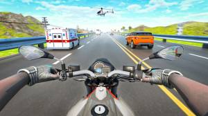 交通骑手摩托车赛车游戏图1
