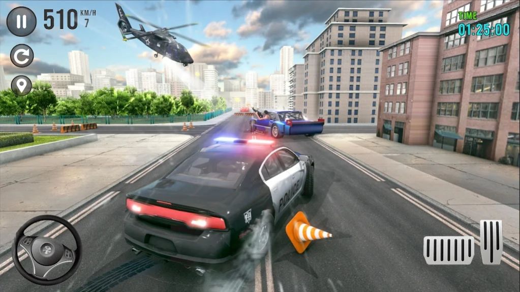 警车追逐竞速赛游戏中文手机版图3: